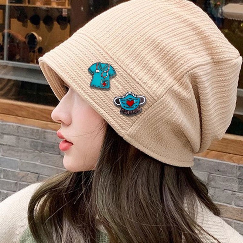 Explosions Medical Series Metal Enamel Brooch Stethoscope Electrocardiogram Ambulance First Aid Box Medical Badge - Image 3